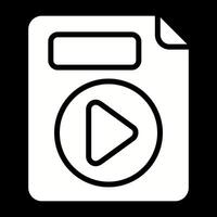 Video File Vector Icon