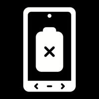 Empty Battery Vector Icon