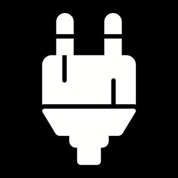 icono de vector de enchufe