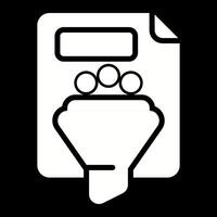 Filtering Vector Icon