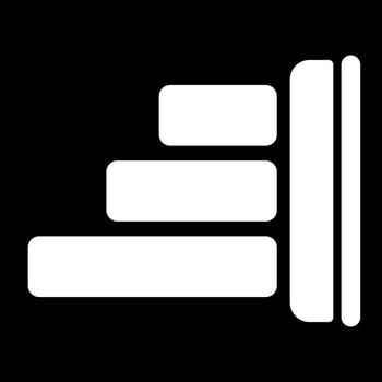 Right Align Vector Icon