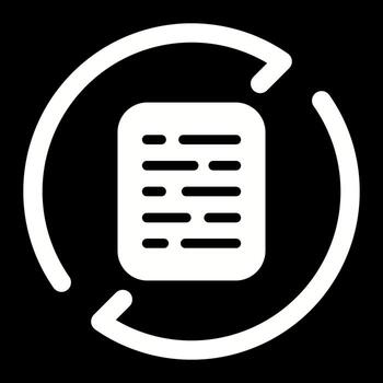 icono de vector de documento