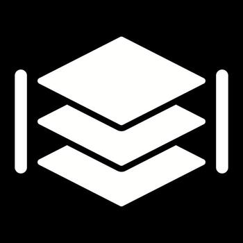 icono de vector de capa