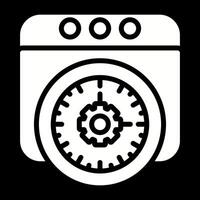 icono de vector de navegador web