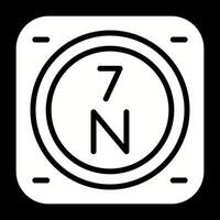 Nitrogen Vector Icon