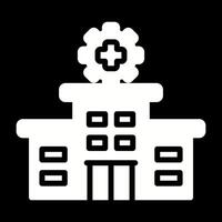 icono de vector de hospital