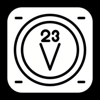 vanadio vector icono