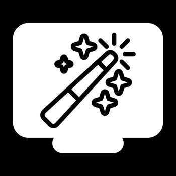 Desktop Computer Vector Icon