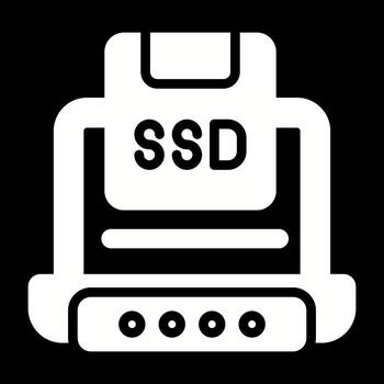 Solid State Drive Vector Icon