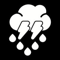 icono de vector de nube