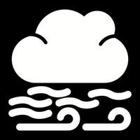 icono de vector de nube