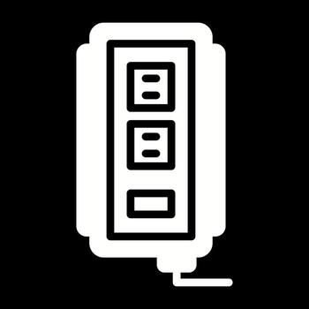 icono de vector de enchufe