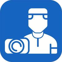 Camera man Vector Icon