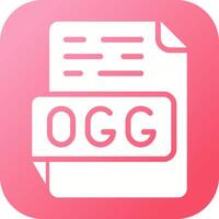 ogg vector icono