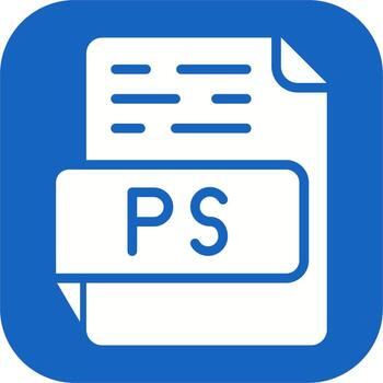 PS Vector Icon