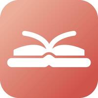 Open Book Vector Icon