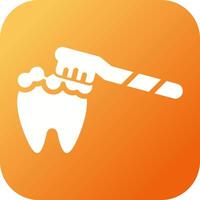 Brushing Teeth Vector Icon