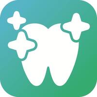 icono de vector de dientes