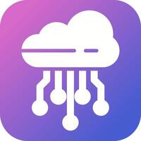 Cloud Computing Vector Icon