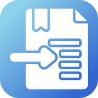 Indent Vector Icon