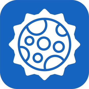 icono de vector de eclipse