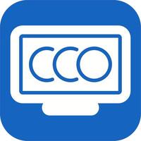 Desktop Computer Vector Icon