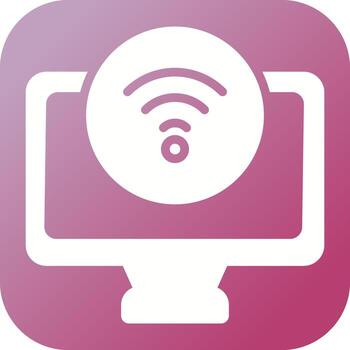 Computer Vector Icon