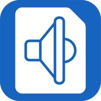 audio archivo vector icono