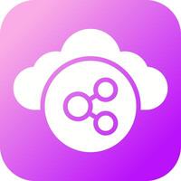 Cloud Computing Vector Icon