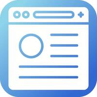 Browser Vector Icon