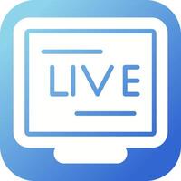 Live Stream Vector Icon