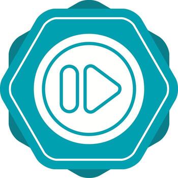 Fast Forward Button Vector Icon