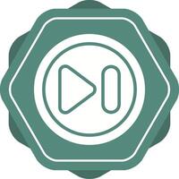 Next Track Button Vector Icon