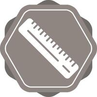 Straight Ruler Vector Icon
