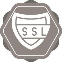 ssl certificado vector icono