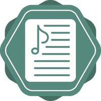 Music Playlist Vector Icon