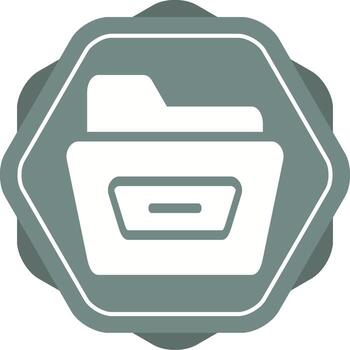 Open File Folder Vector Icon