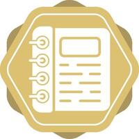 Spiral Notepad Vector Icon