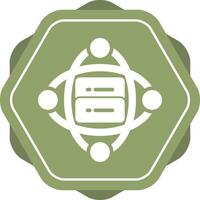 Cluster Server Vector Icon