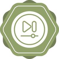 Video Next Track Button Vector Icon