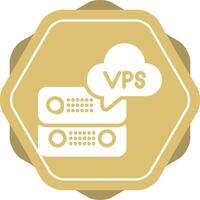 VPS Hosting Vector Icon