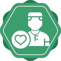 corazón médico vector icono