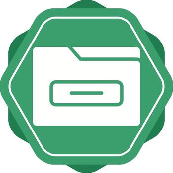 icono de vector de carpeta de archivo