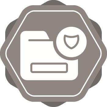 Document Security Vector Icon