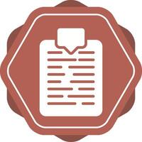 Document Tagging Vector Icon