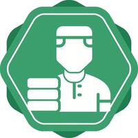 Delivery Man Vector Icon