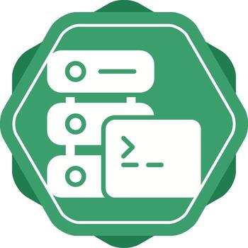 SSH Hosting Vector Icon