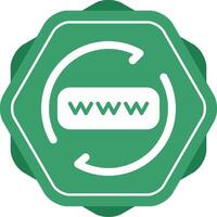 Domain Renewal Vector Icon