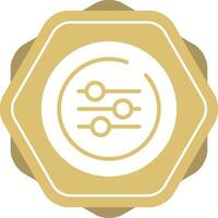 Equalizer Circle Vector Icon