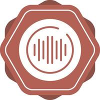 Audio Spectrum Circle Vector Icon